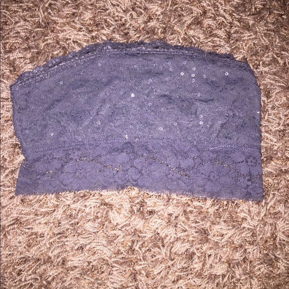 Lace gray bandeau